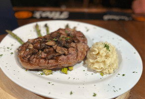 Best Prime Rib in Lake Geneva at The Getaway Restaurant on Lake Como